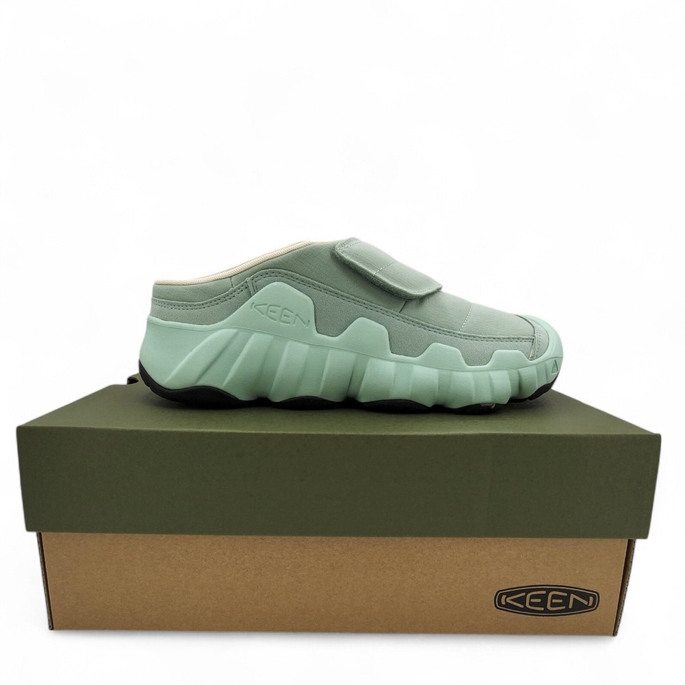 Keen Hypowser Wrap Shoe Womens 9 Granite Green Allover Cusion Slip On NEW in Box